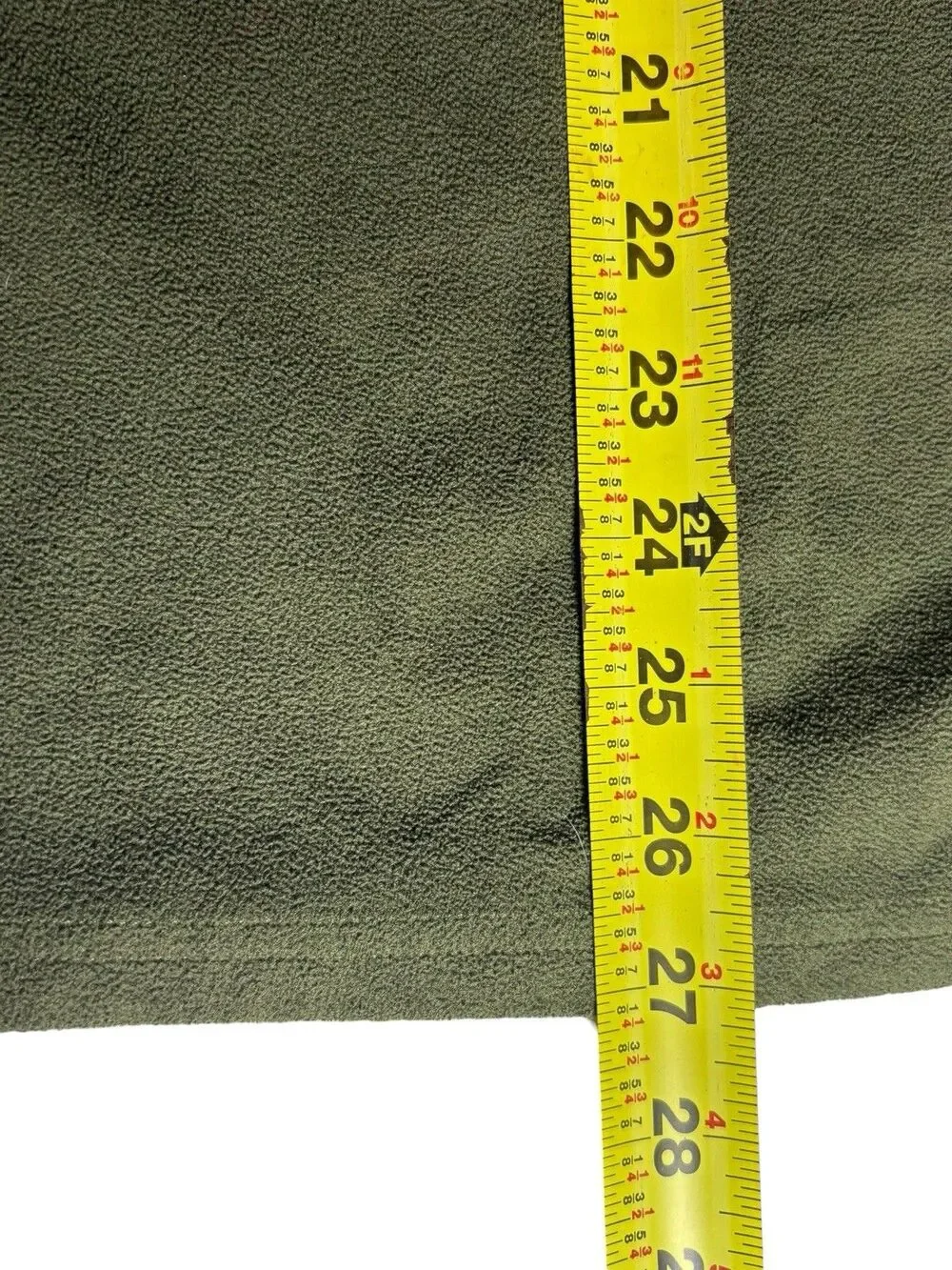 The North Face TKA 100 Men’s LG Olive Green 1/4-Zip Fleece Pullover Sweater